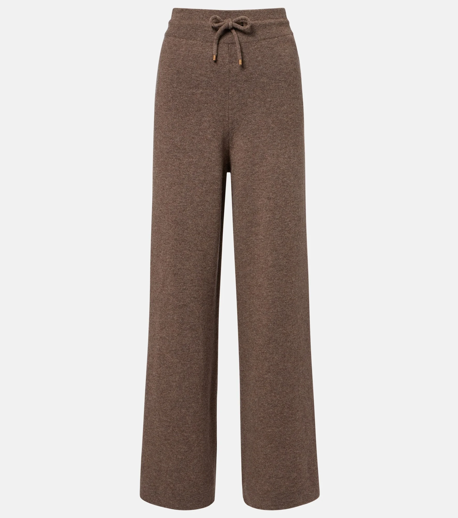 Cashmere, wool, and silk wide-leg pants - 1