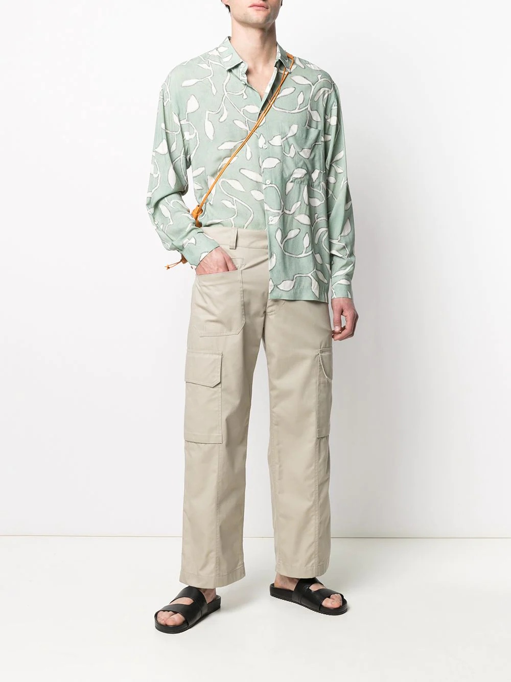 Baou leaf-print shirt - 2