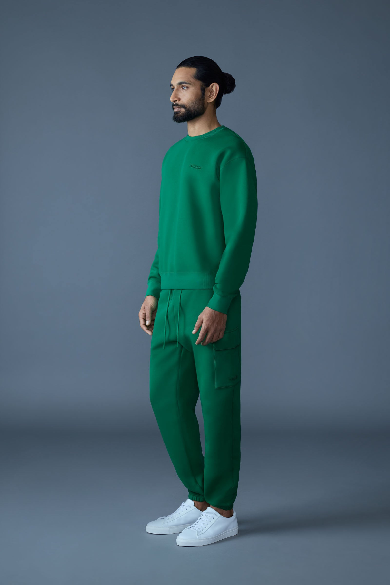 MARVIN-R Double face jersey cargo sweatpants - 3