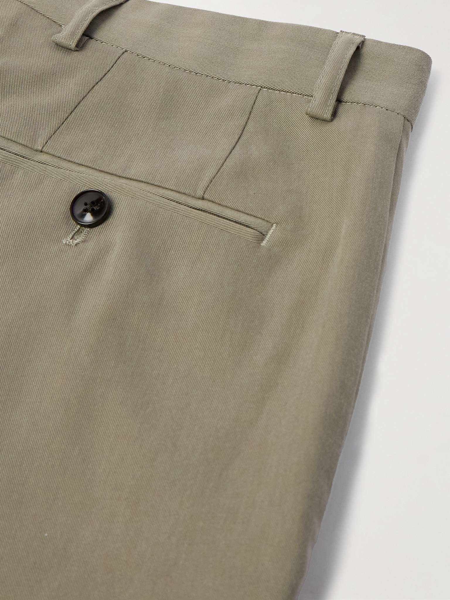 Lyocell and Cotton-Blend Twill Suit Trousers - 5