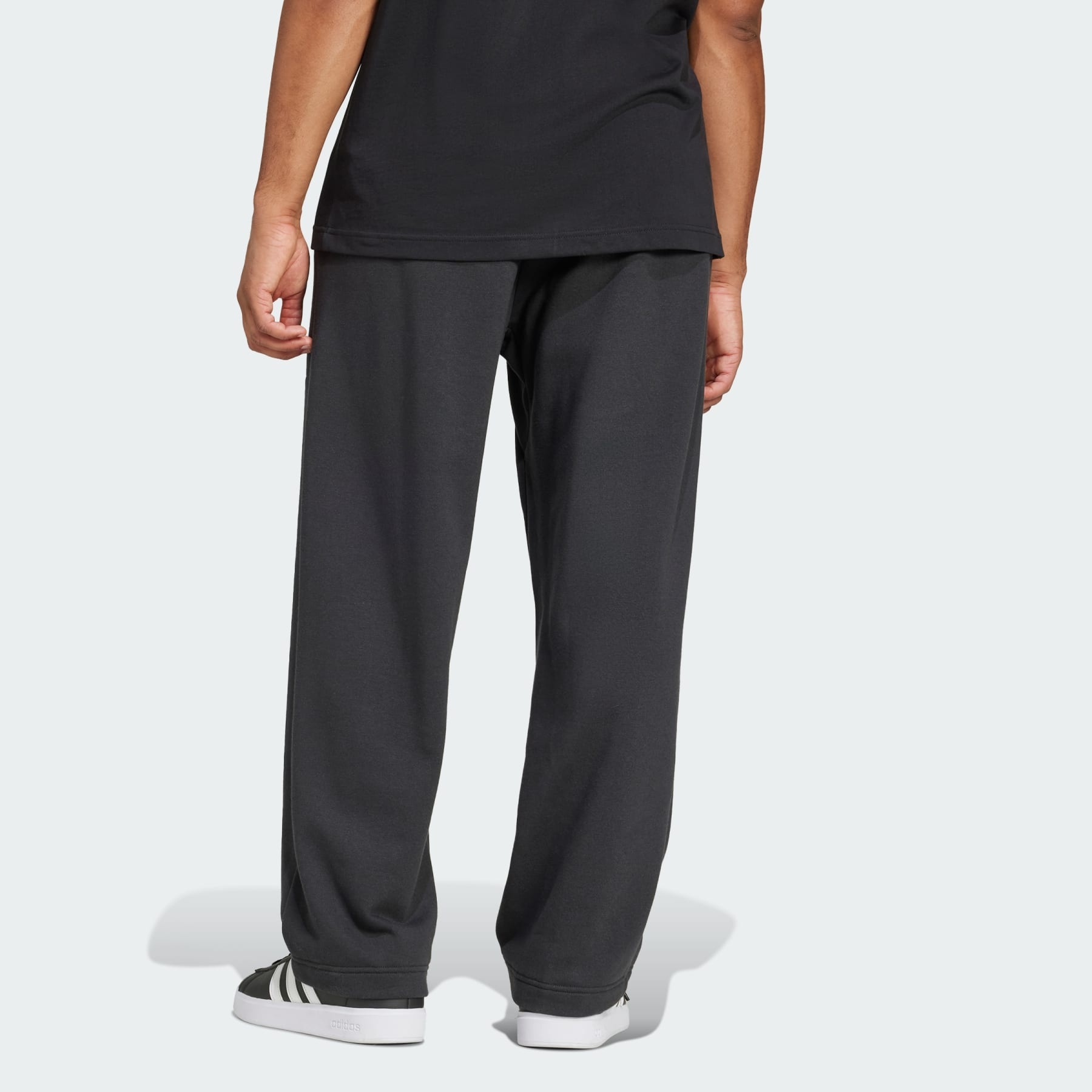 Essentials Wide Leg 3 Bar Logo Pants - 3
