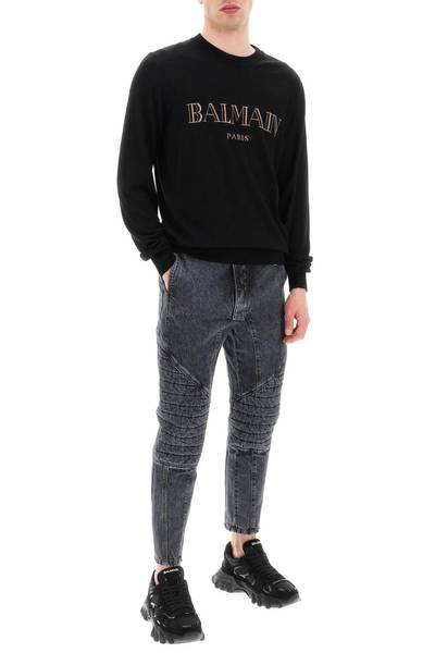 Balmain Jeans with quilted and padded inserts Balmain outlook