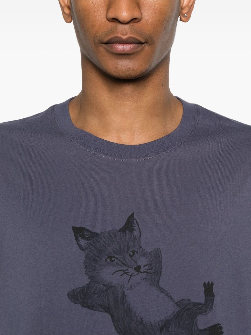 Chillax-print T-shirt - 4