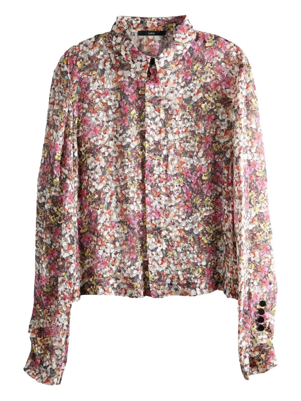 Devoré floral shirt - 1