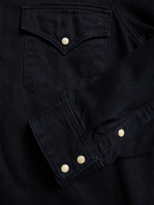 Lotta Western Denim Shirt Black - 6