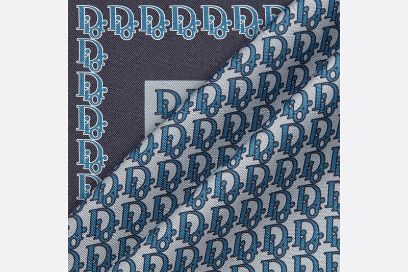 Dior Dior Oblique Patchwork Pocket Square outlook