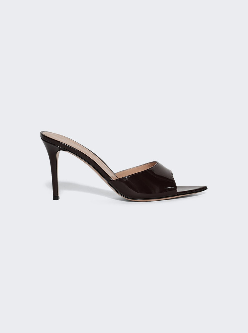 Elle 85 High Heel Sandals Burgundy 1