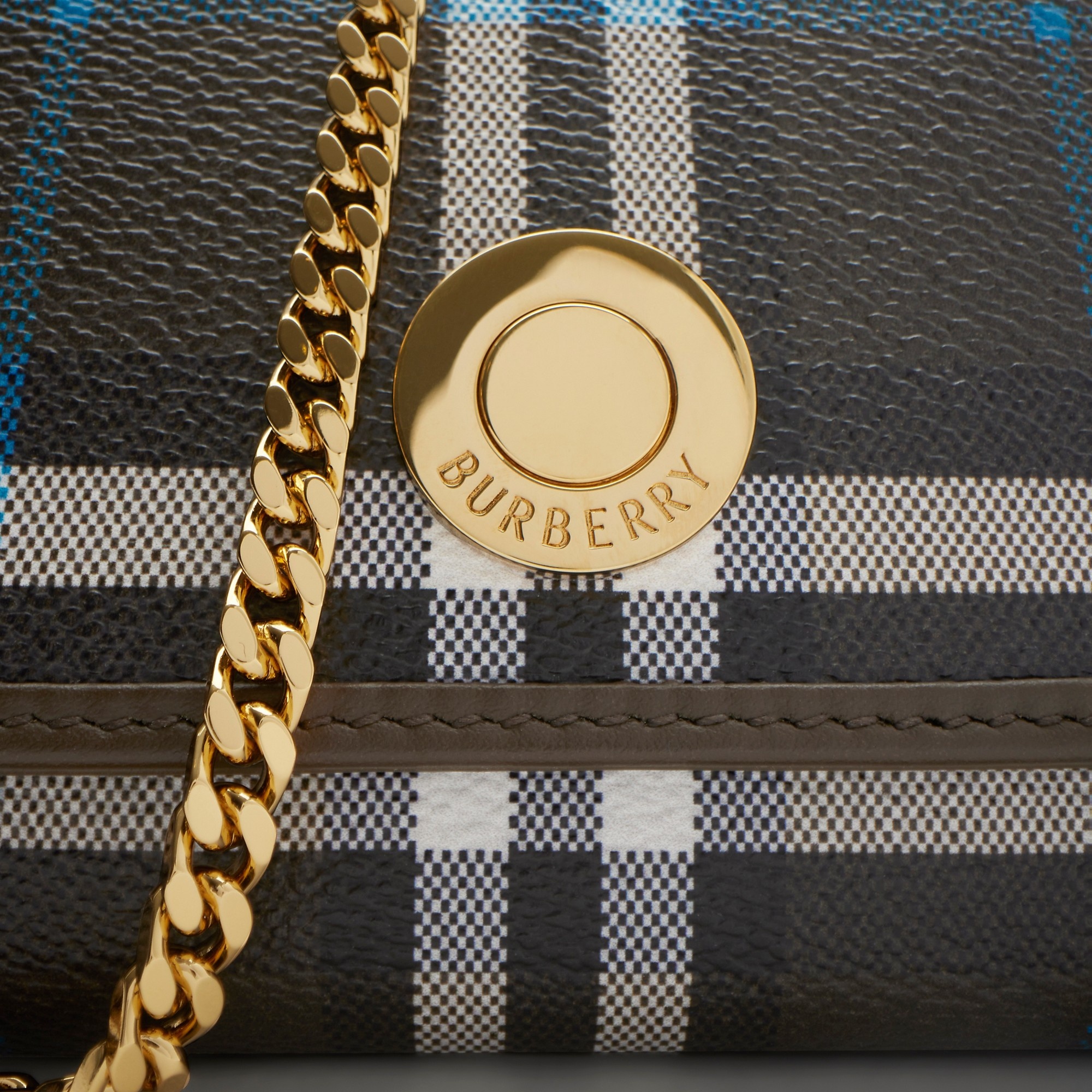 Check Chain Strap Wallet - 3