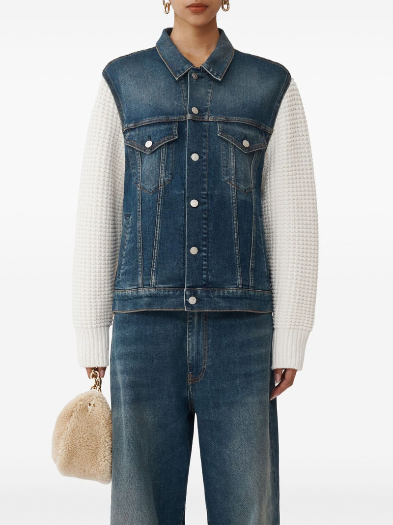 panelled denim jacket 3
