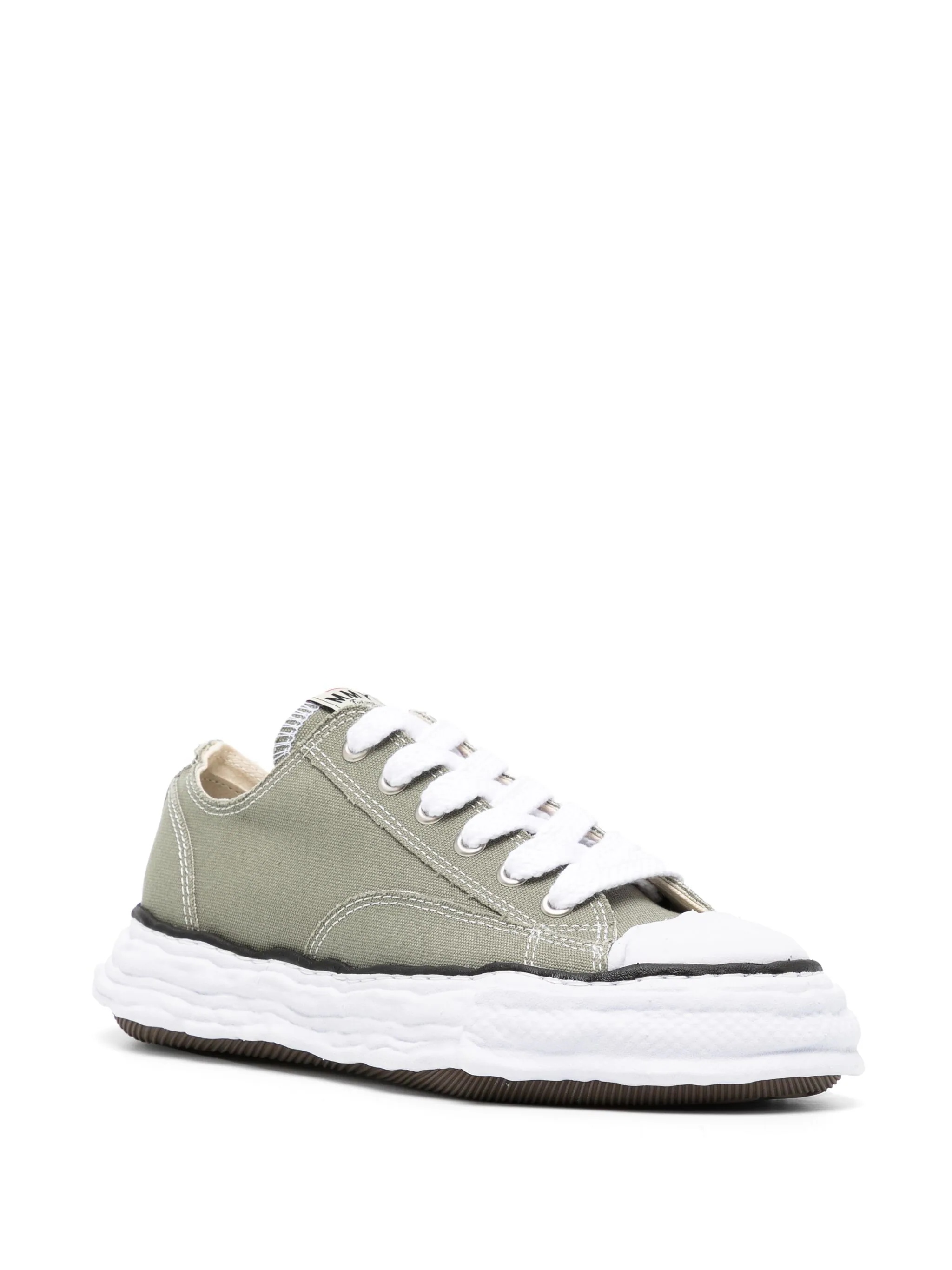 MAISON MIHARA YASUHIRO Peterson 23 Low/Original Sole Canvas Low-Top Sneakers - 2