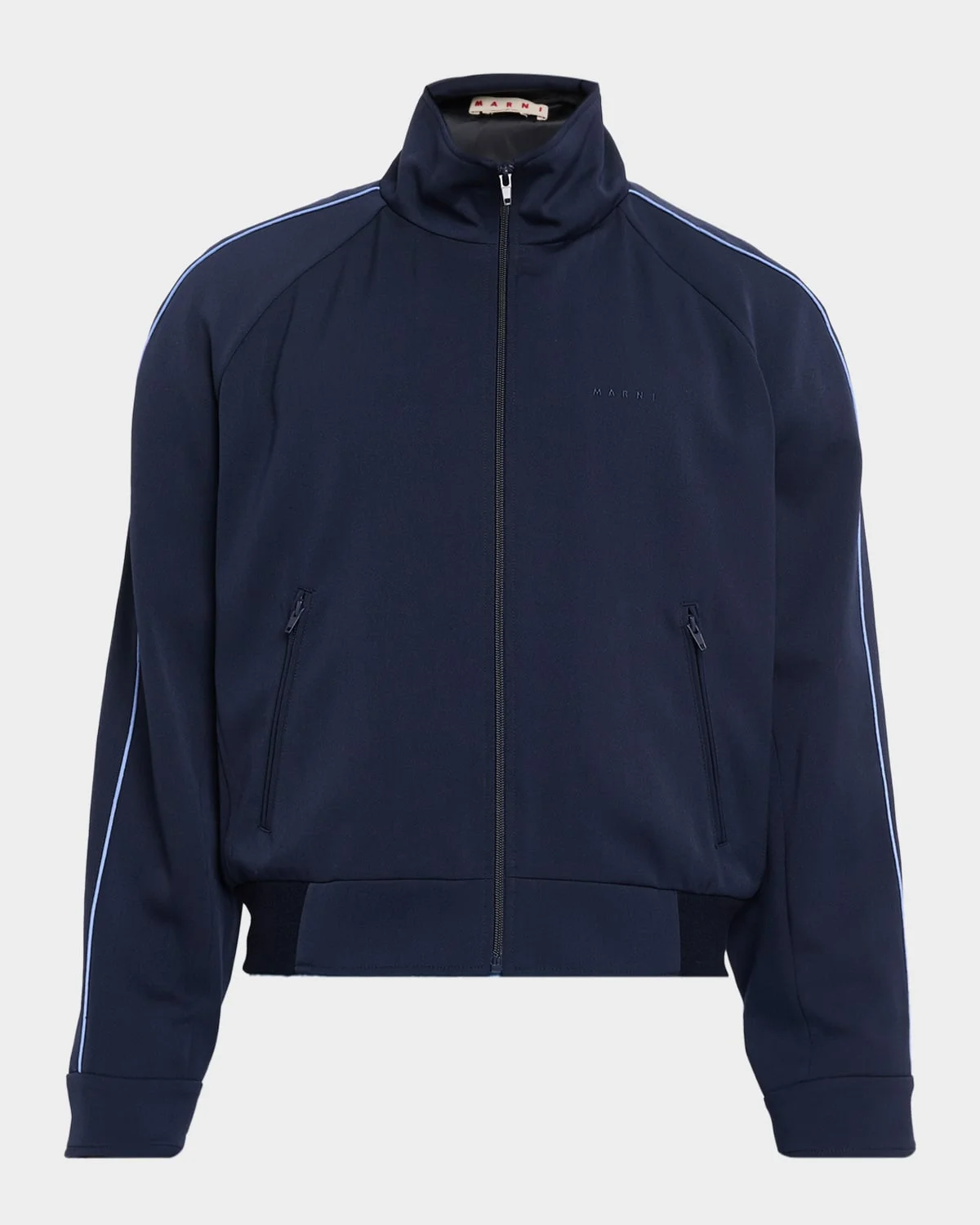 Men's Wool Zip Track Jacket - 1