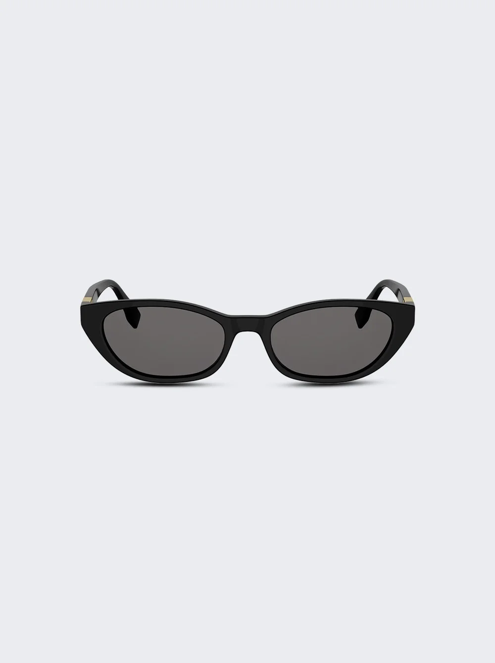 Baguette Sunglasses Shiny Black - 1