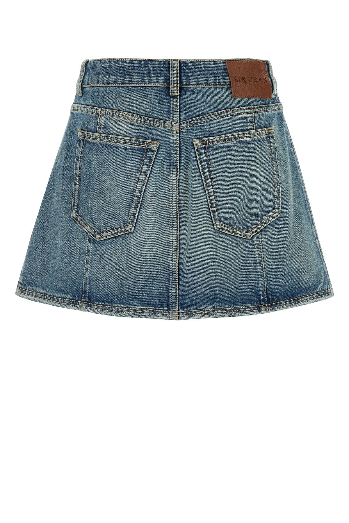 Denim mini skirt - 2
