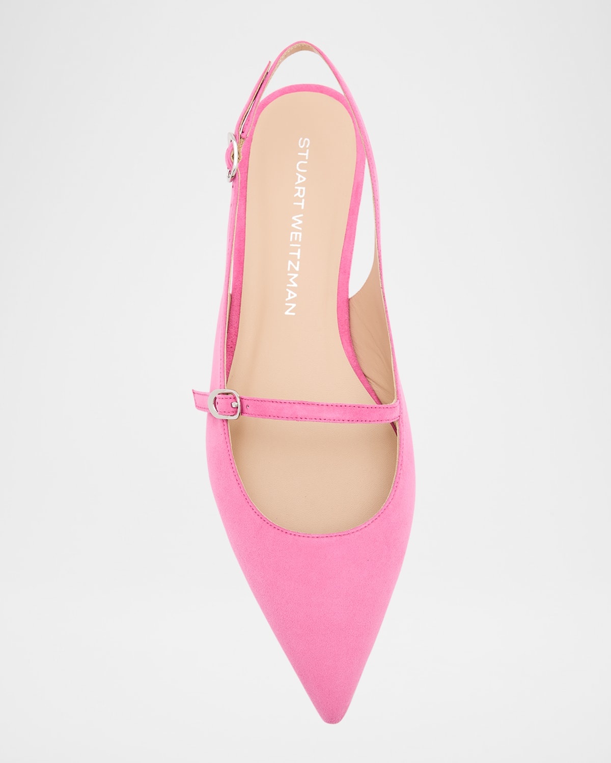 Emilia Suede Mary Jane Slingback Ballerina Flats - 5