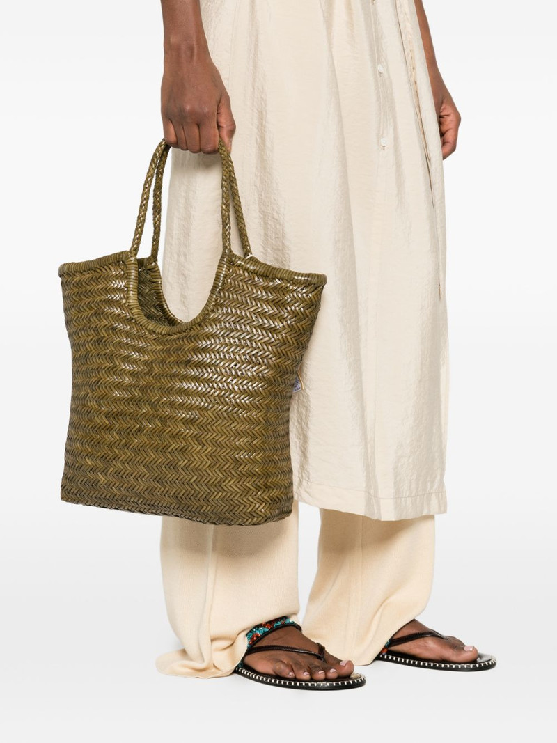 DRAGON DIFFUSION woven handle tote outlook