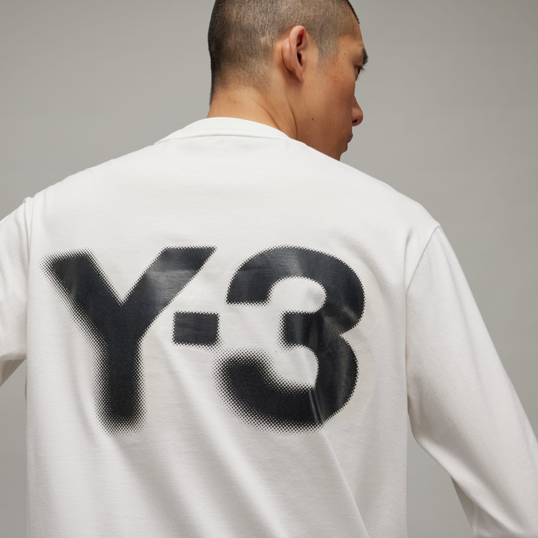 Y-3 Logo Long Sleeve Tee - 7