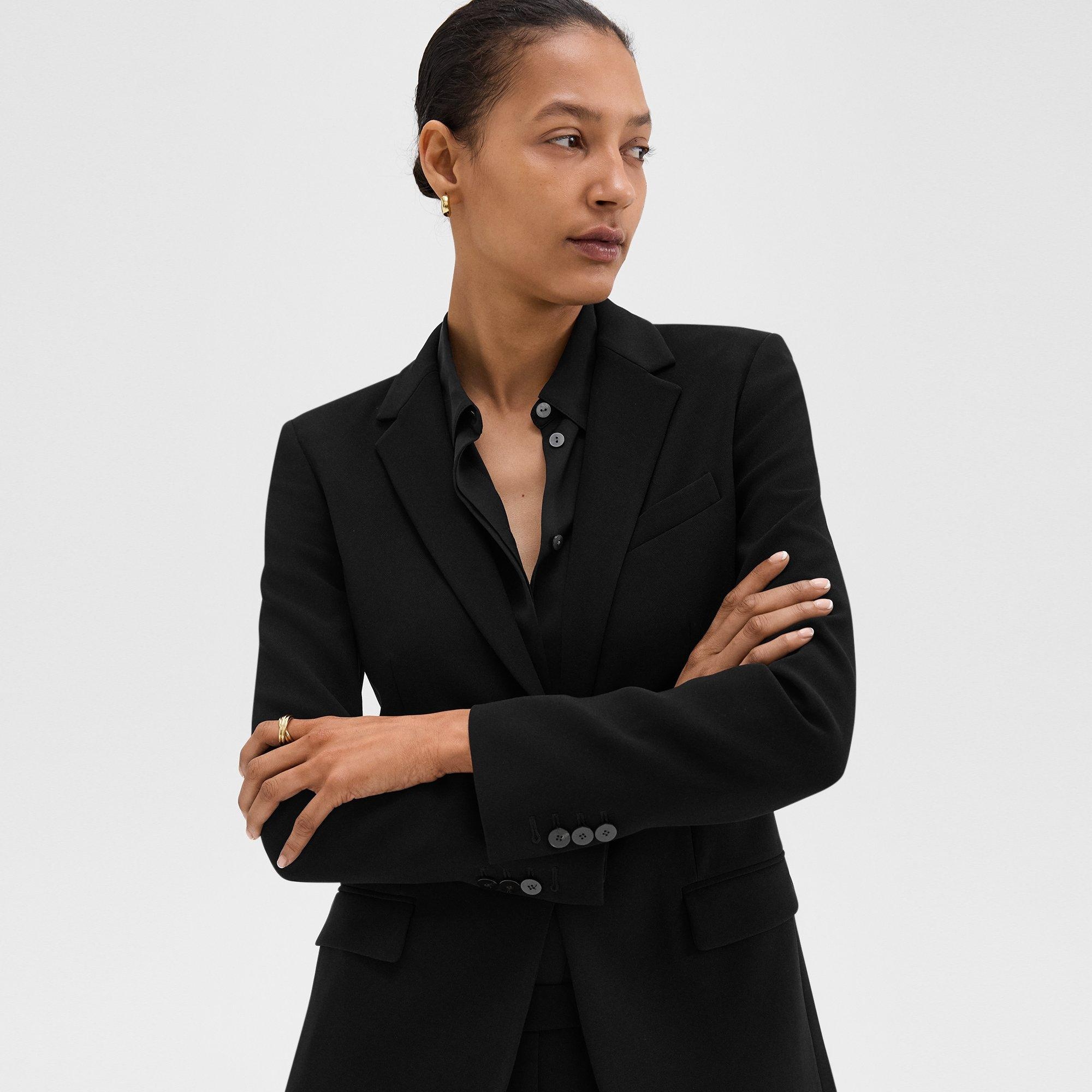 Staple Blazer in Admiral Crepe - 5