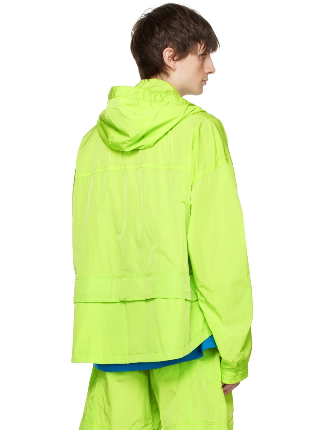 Green Paneled Jacket - 3