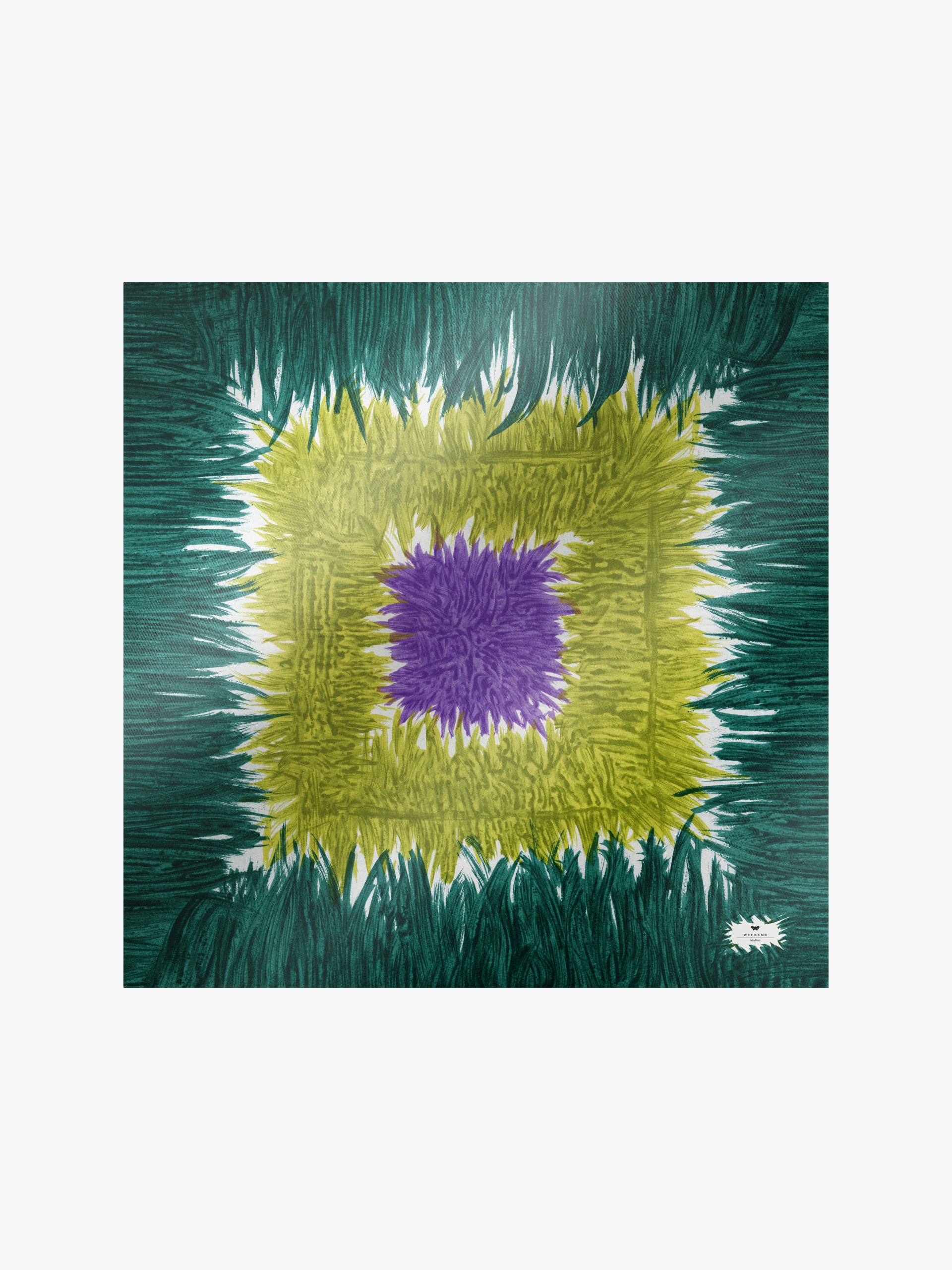 ONESTO3 Printed silk twill foulard - 1