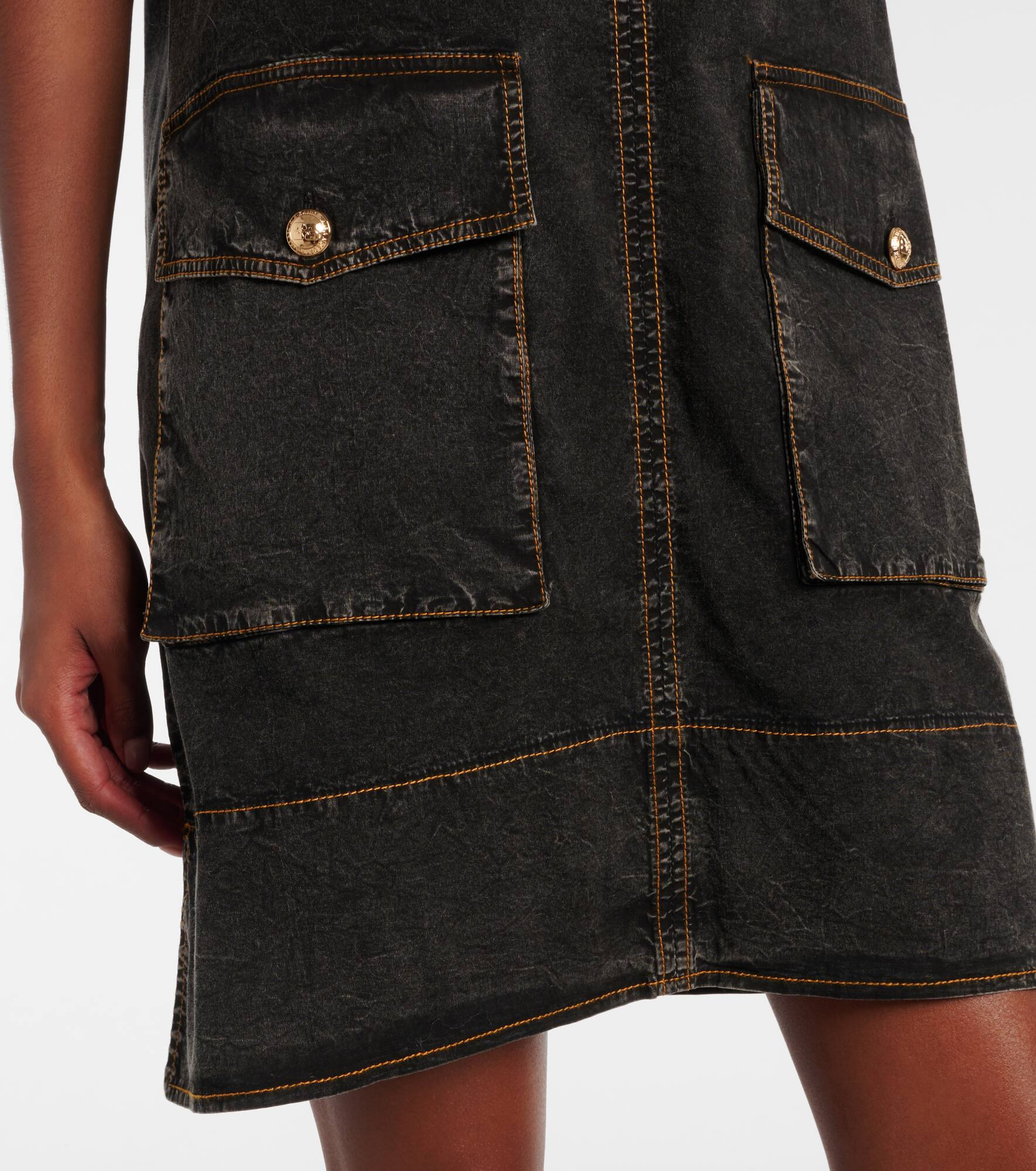 Denim minidress - 5