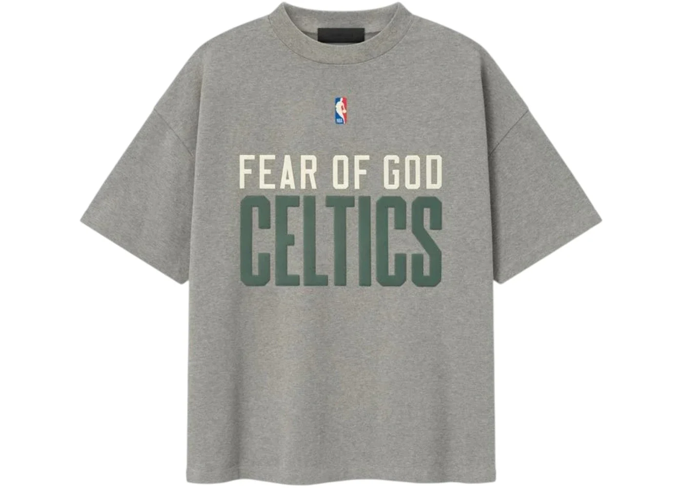 Fear of God Essentials Celtics 90's Tee Concrete Heather - 1