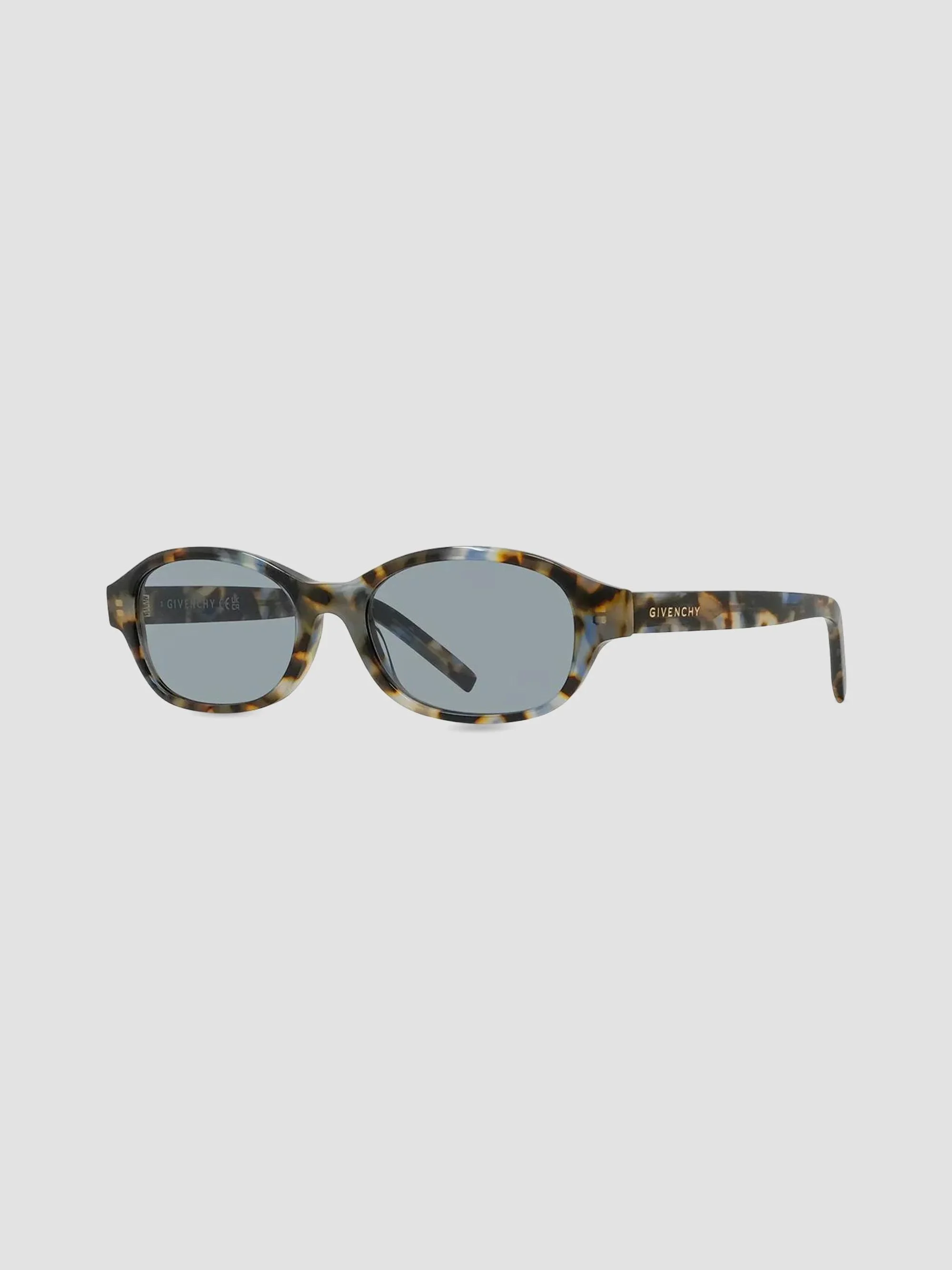 Women's City 52MM Oval Sunglasses - Brown Blue - 1