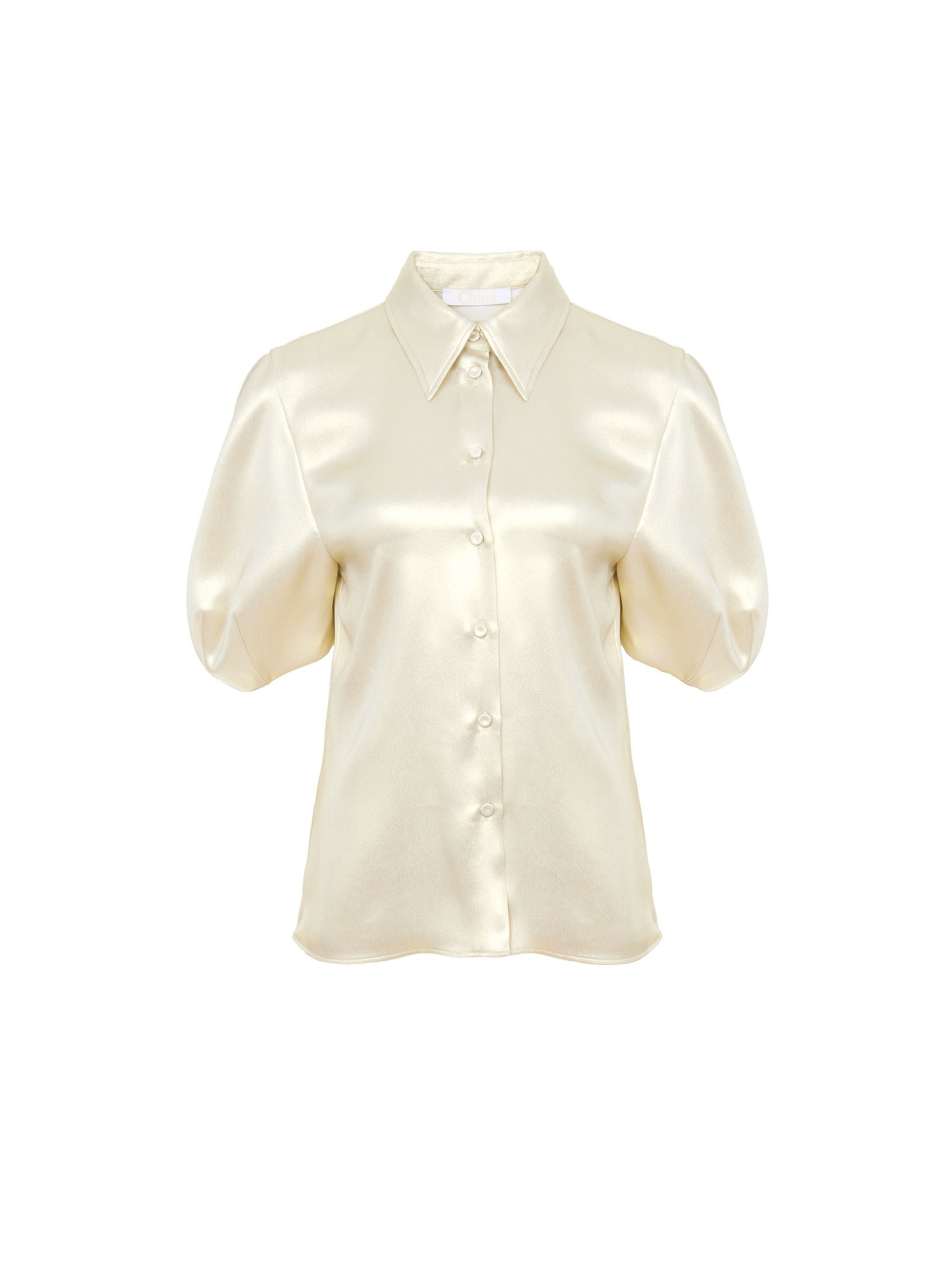 BALLOON-SLEEVE SHIRT - 1
