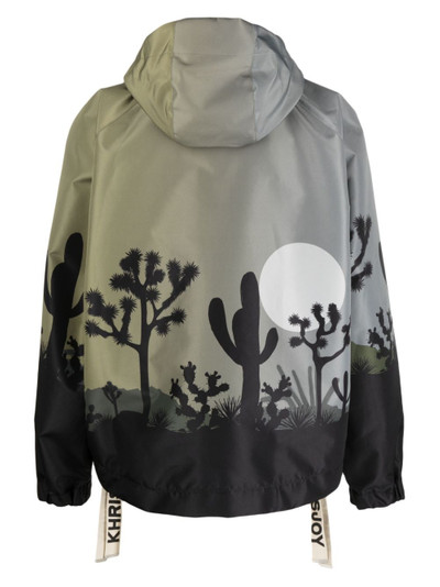 Khrisjoy graphic-print hooded jacket outlook