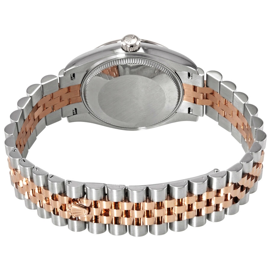 Rolex Datejust 31 Aubergine Diamond Dial Automatic Ladies Steel and 18kt Everose Gold Jubilee Watch  - 3