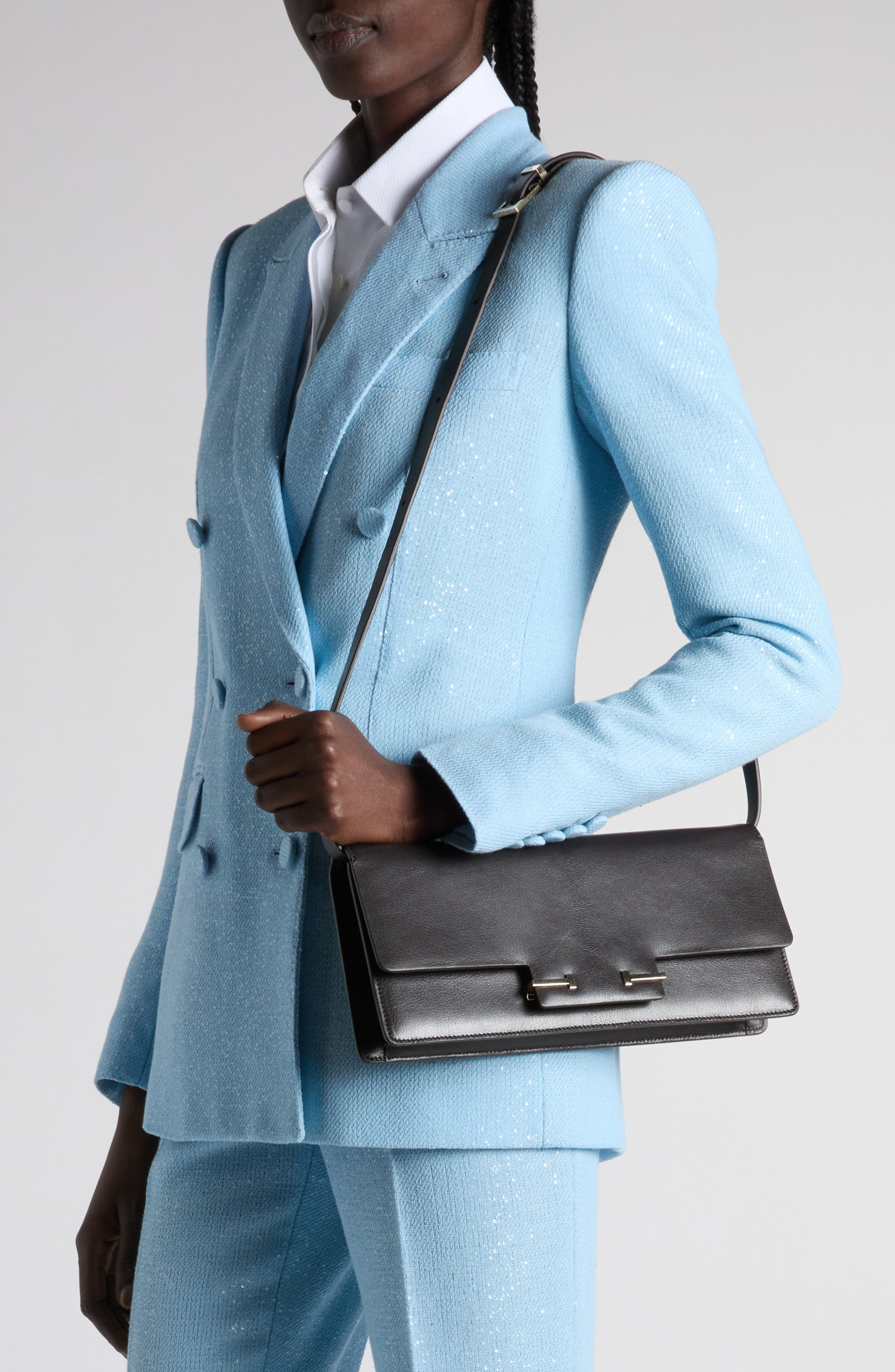 TOM FORD Leather East/West Shoulder Bag in Black at Nordstrom - 3