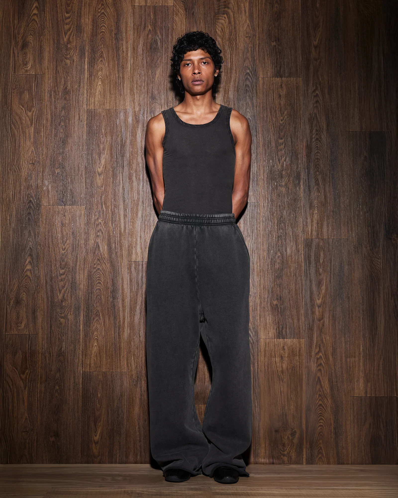 FULL SWEATPANT WASHED BLACK - 2