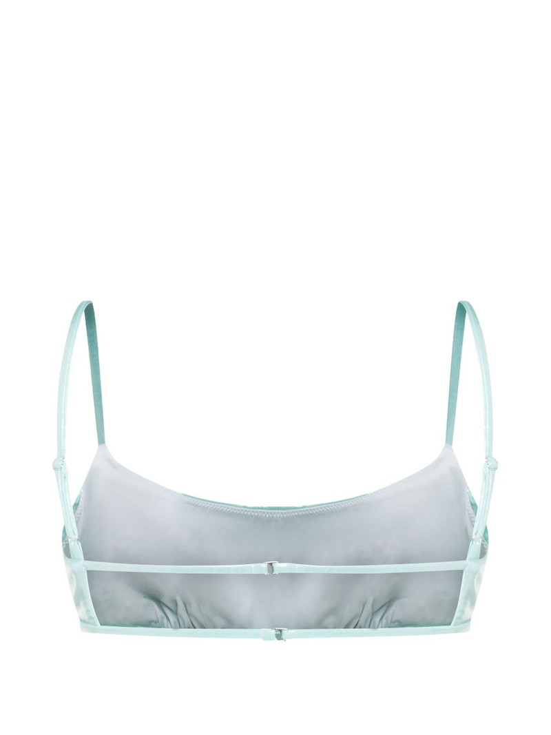 Blumarine logo-detail bikini top outlook