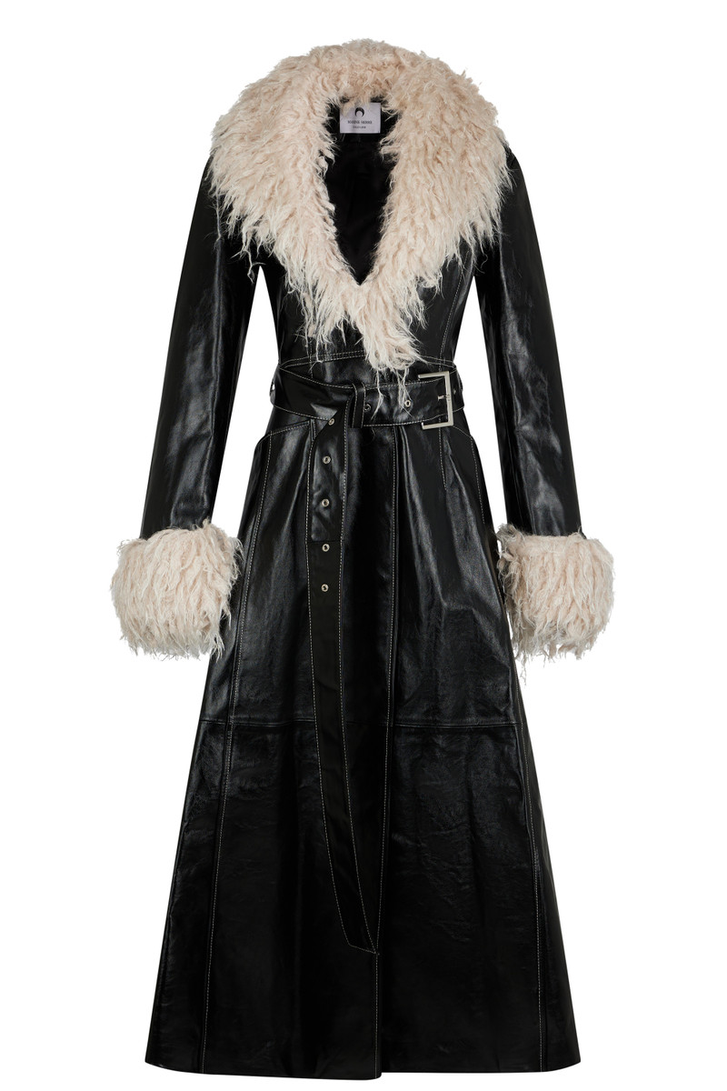 Embossed Leather Trench 1