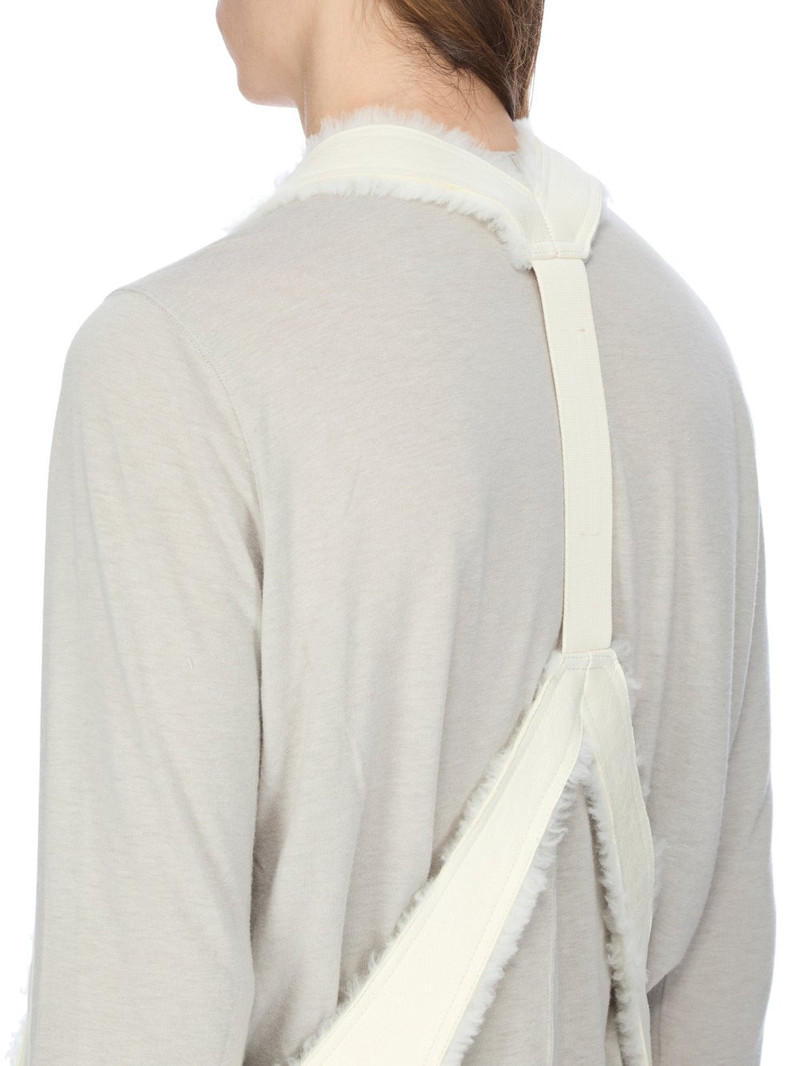 shearling-trim zip-fastening gilet 5