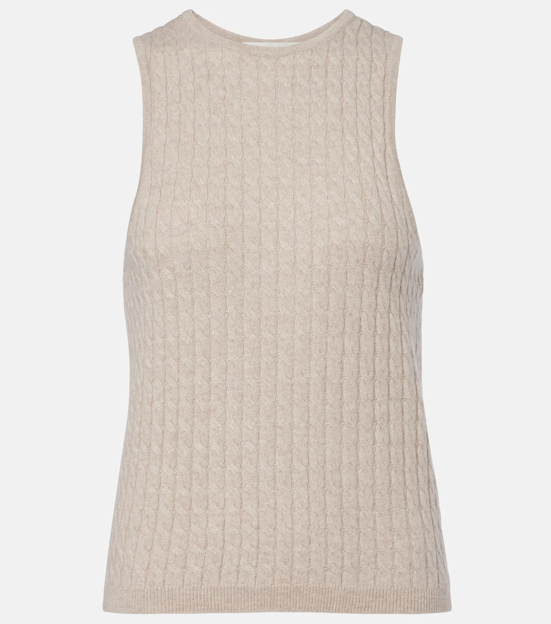 Iora cable-knit cashmere tank top - 1