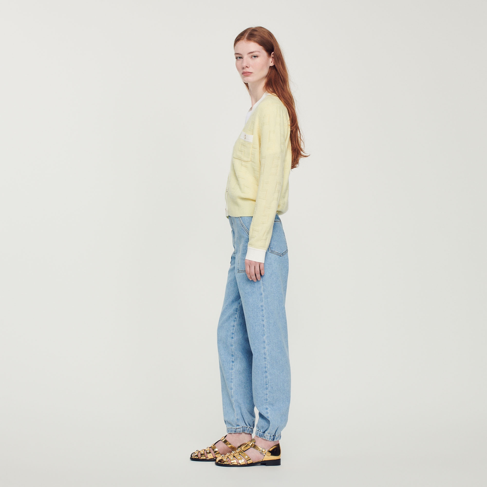 Two-tone cardigan - 7