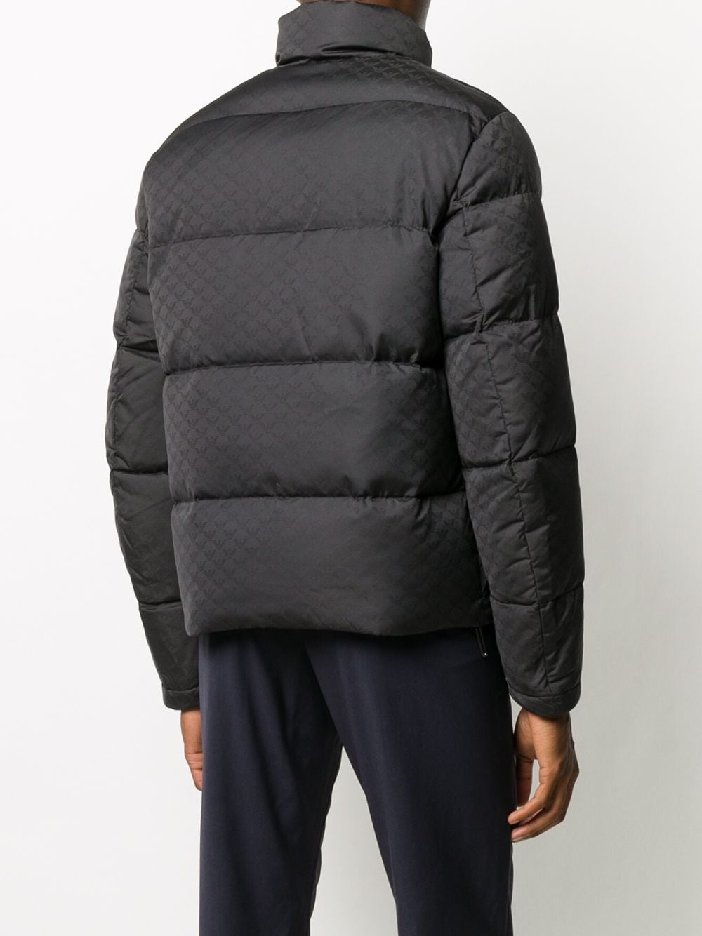 quilted down monogram coat - 4