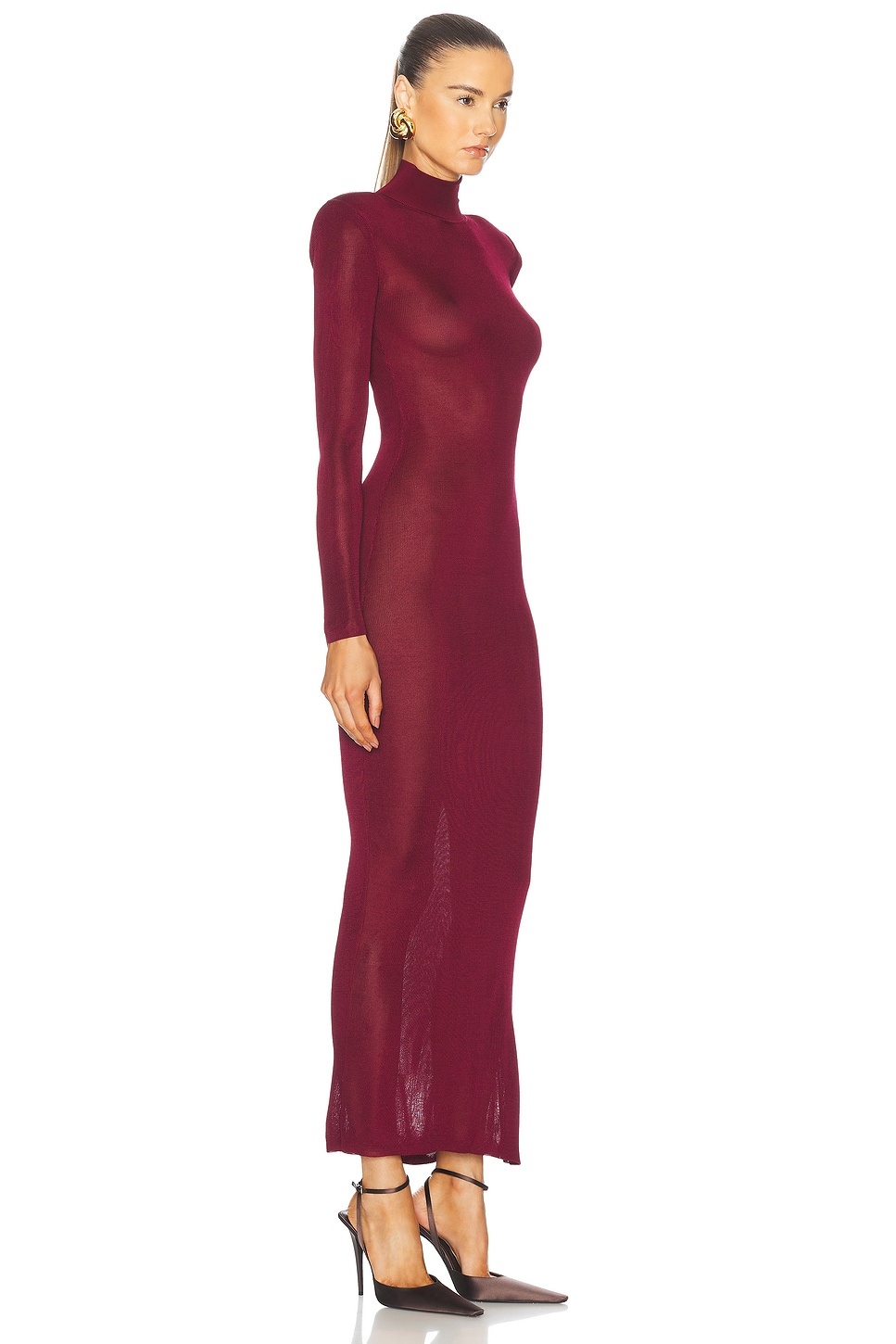 Viscose Knit Maxi Dress - 2