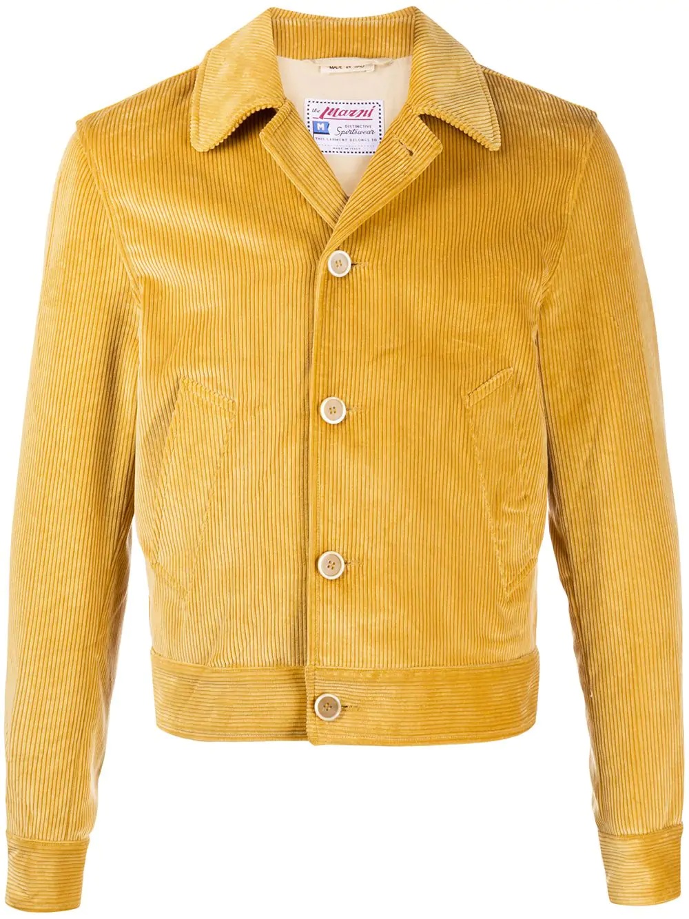 corduroy fitted jacket - 1