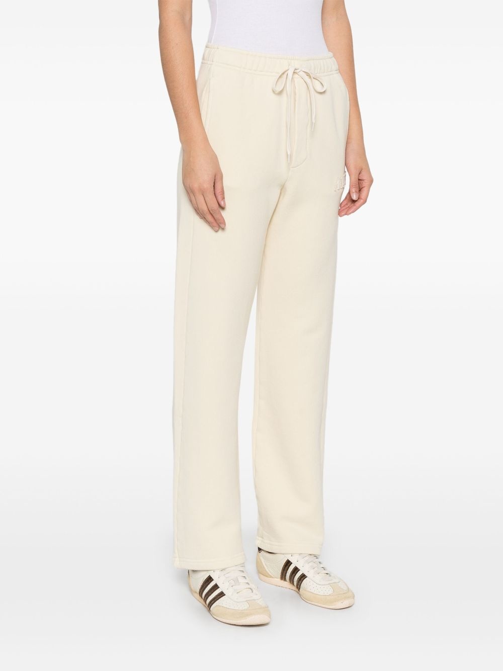 jersey-texture track pants - 3