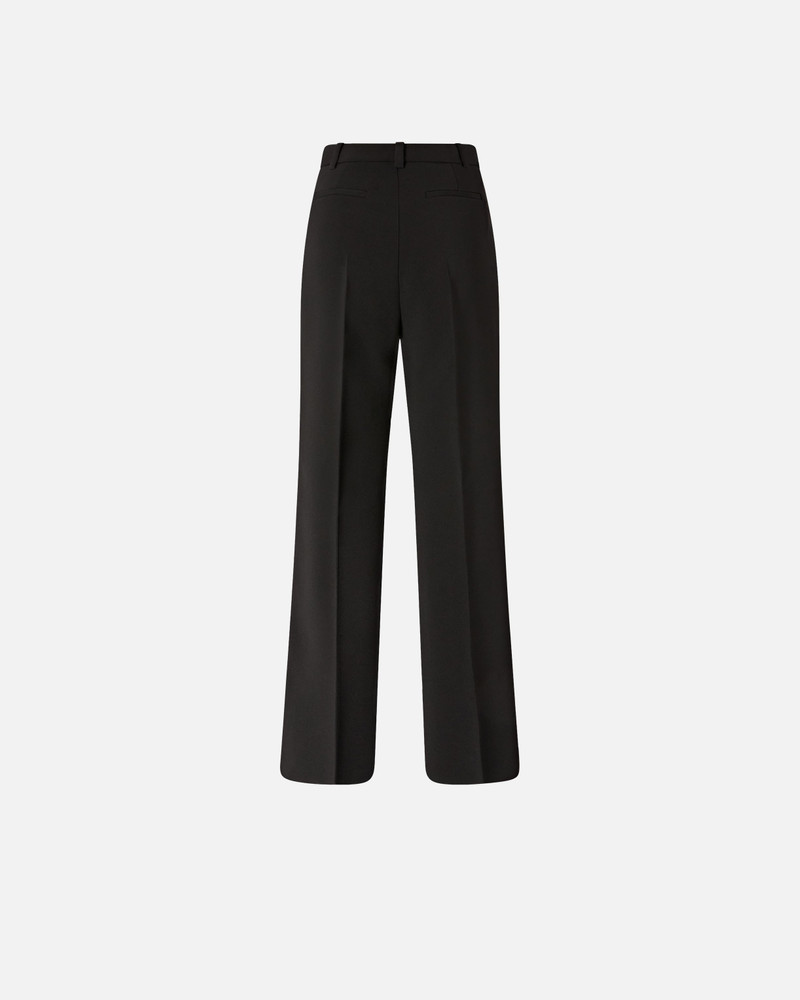 PINKO TROUSERS IN CANVAS WITH PRESSED PLEAT DETAIL outlook