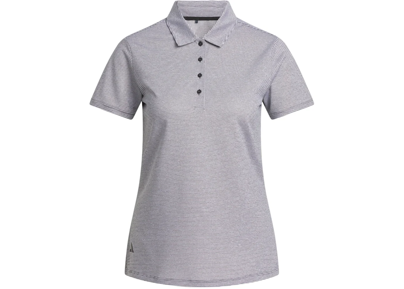 adidas Women's Ottoman Short Sleeve Polo Shirt Black - 1