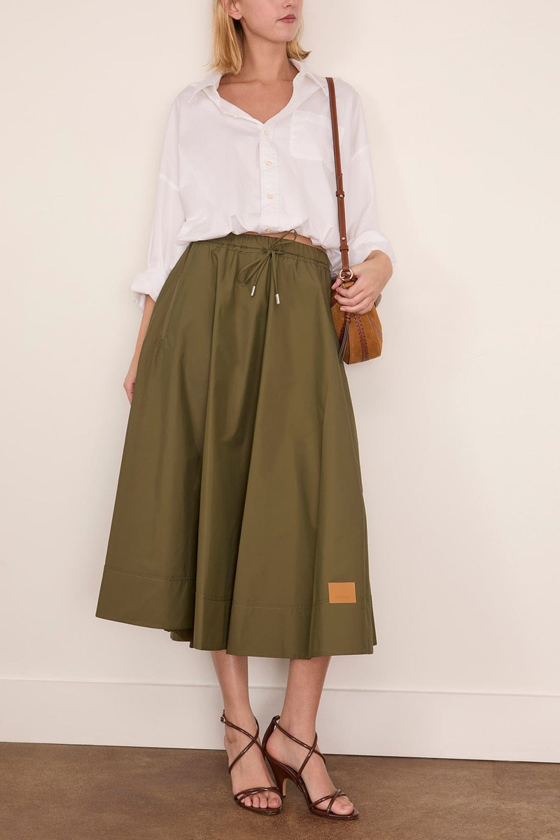 SIMKHAI Flynn Skirt in Olive outlook