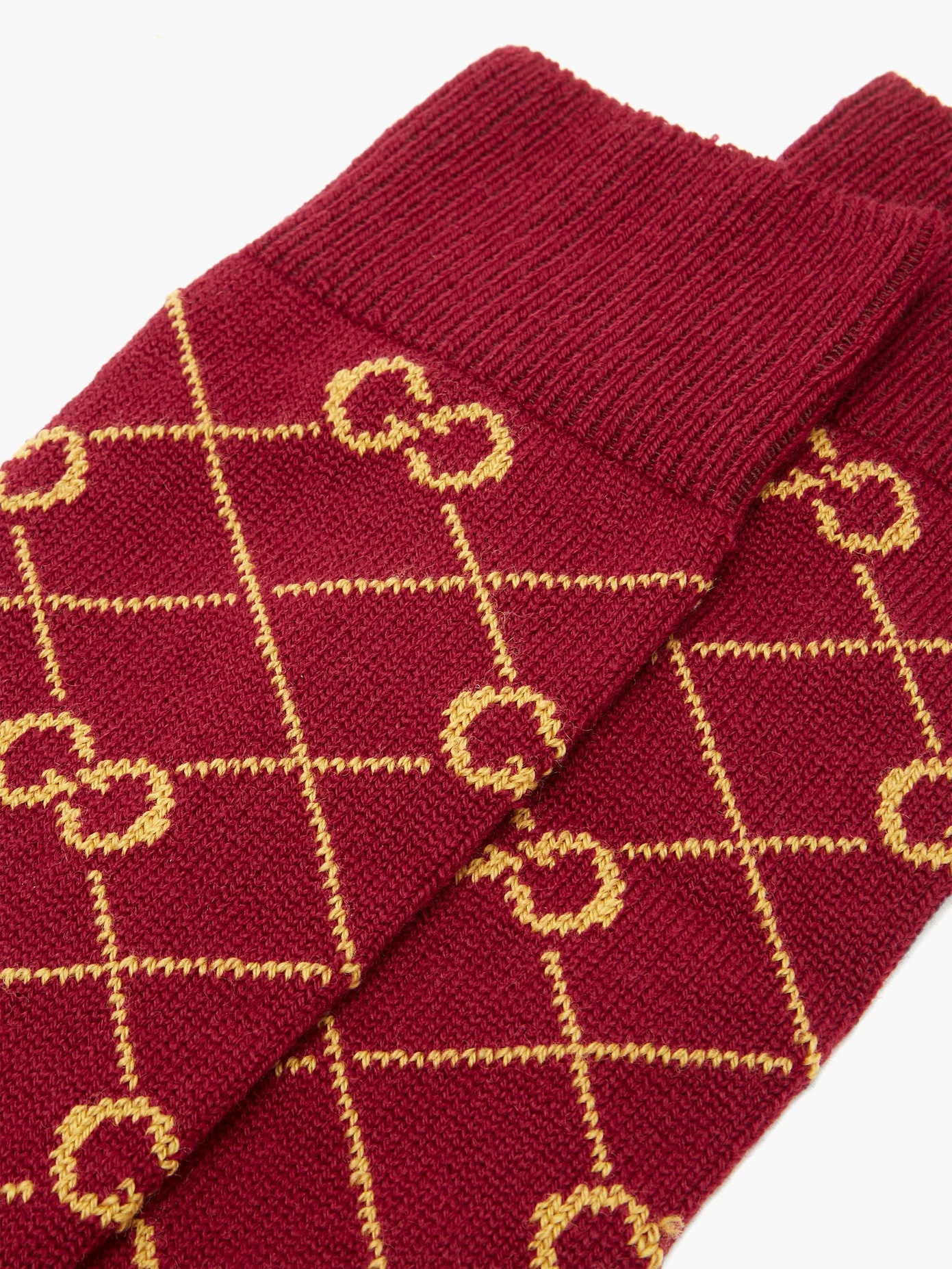 GG-monogram wool-blend socks - 2