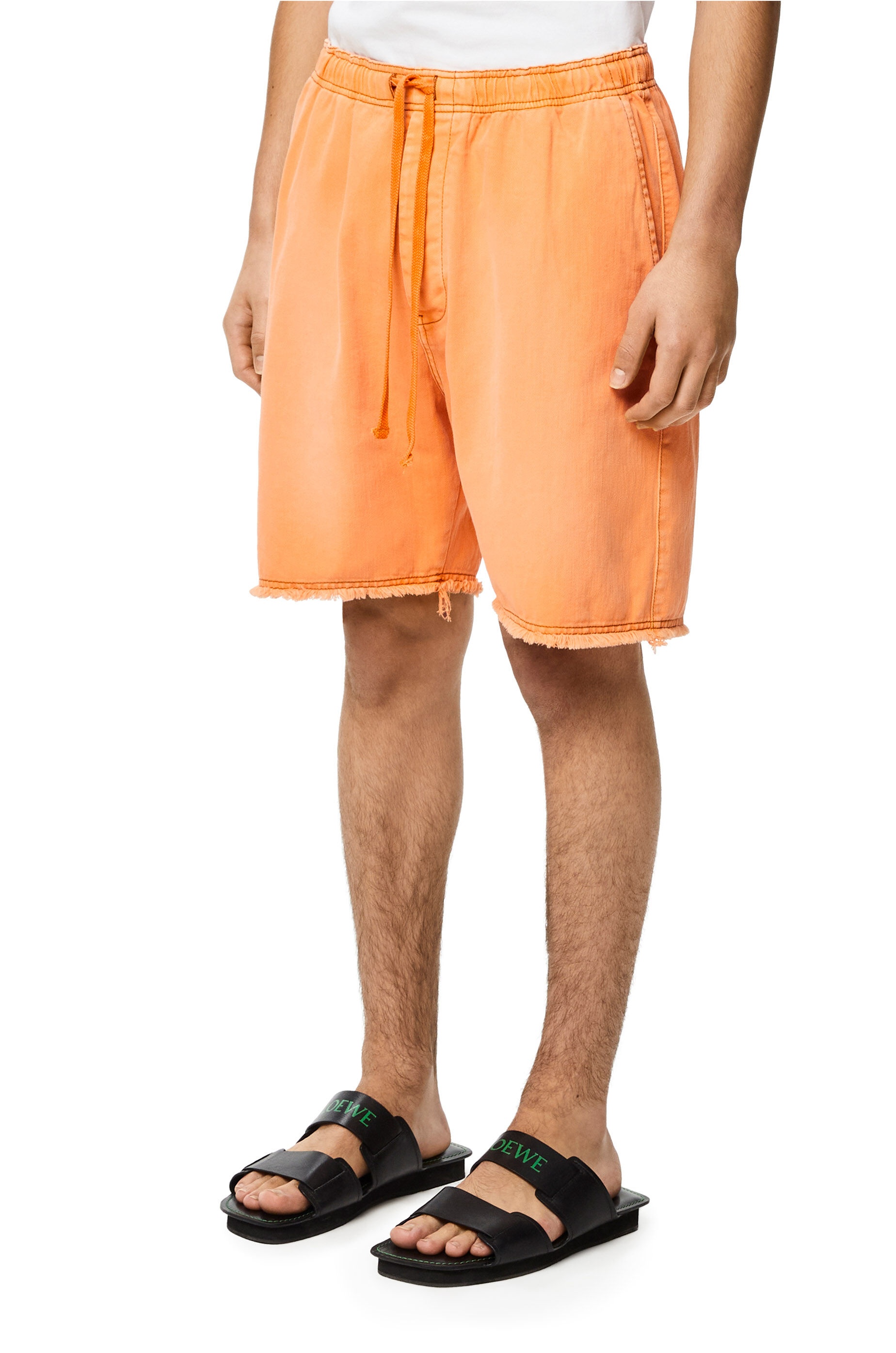 Drawstring shorts in denim - 3
