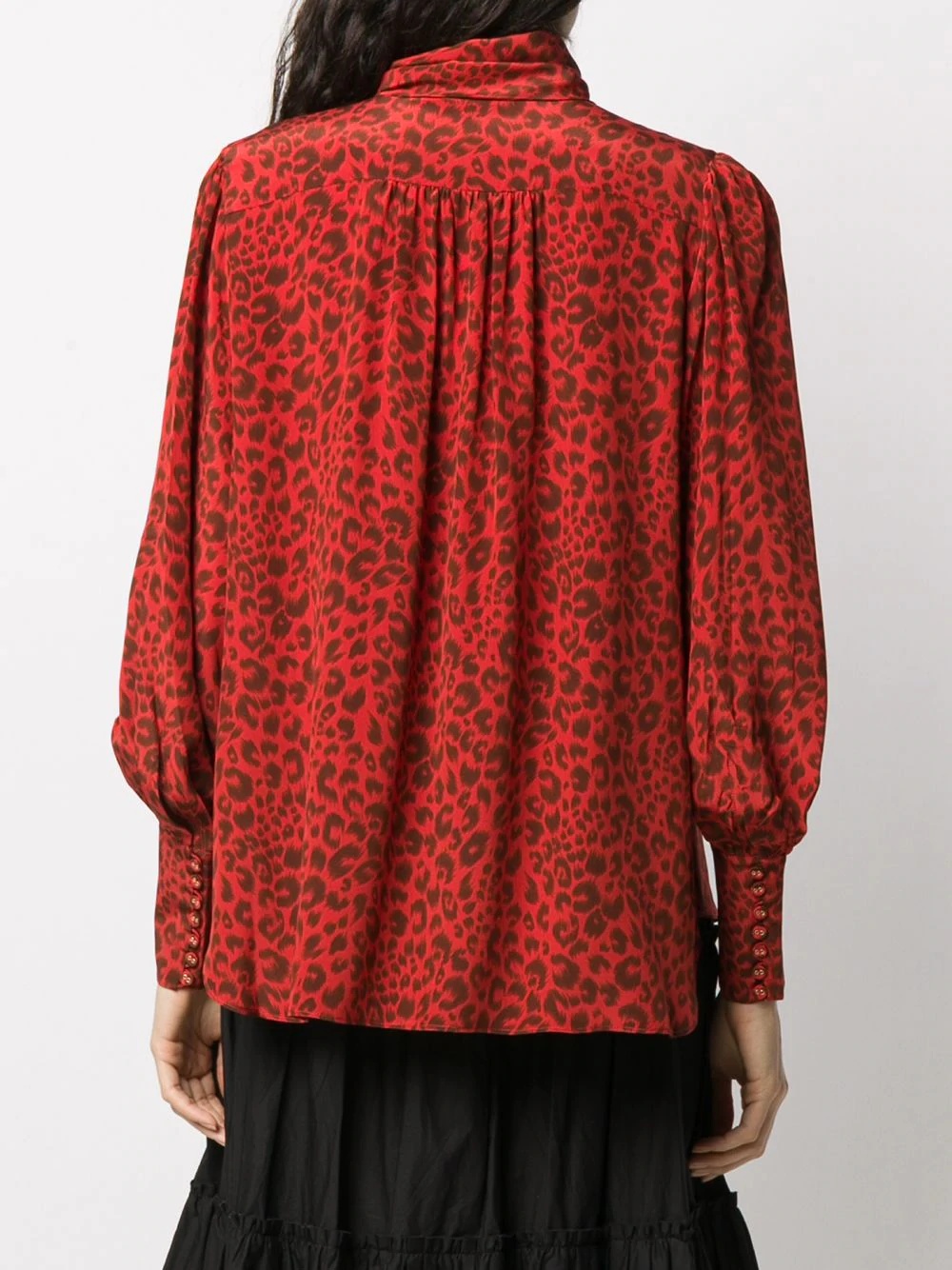 Billow silk shirt - 4