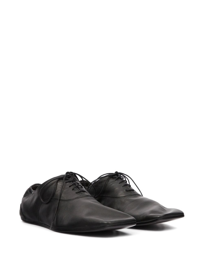 MM6 Maison Margiela square-toe Oxford shoes outlook