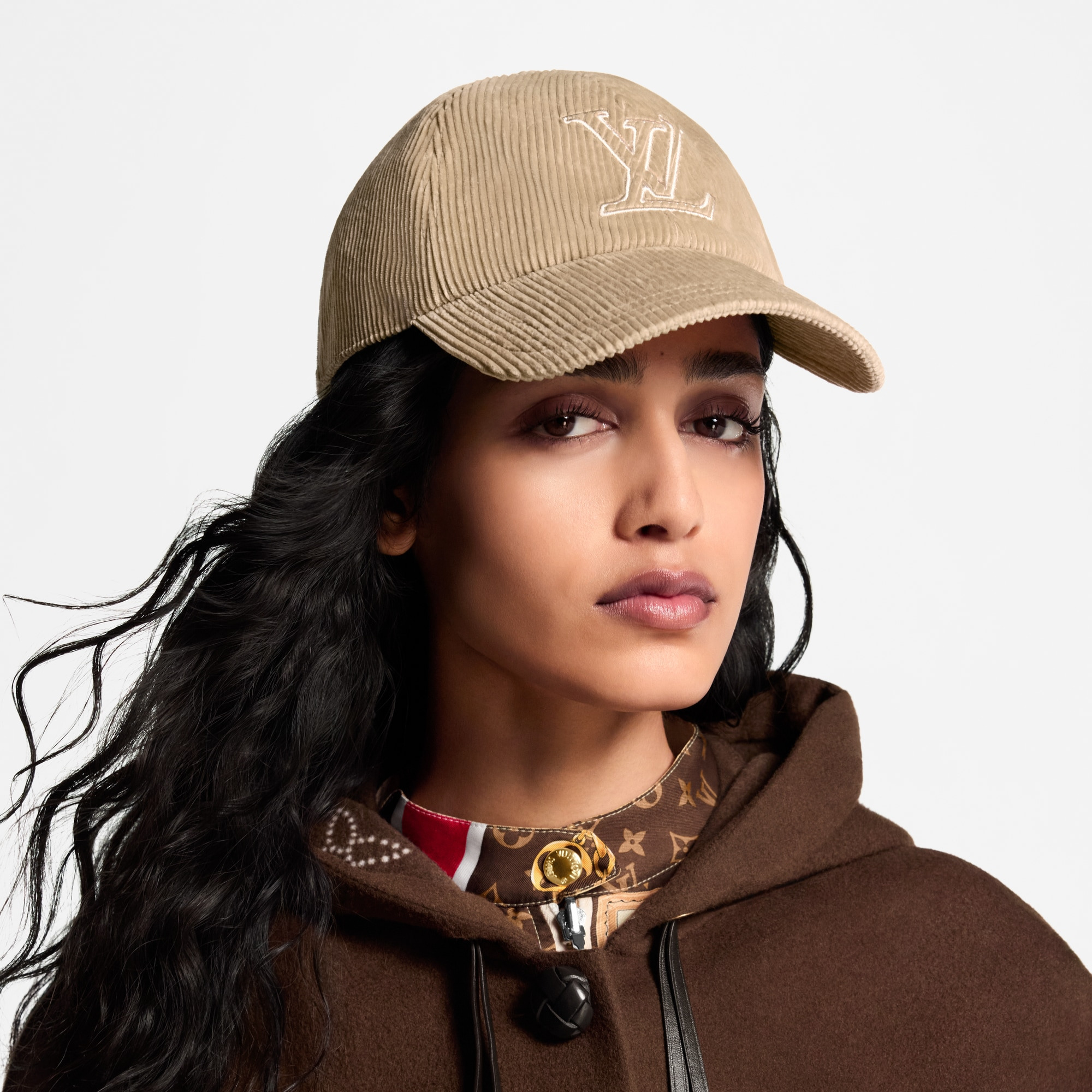 LV Signature Corduroy Cap - 5