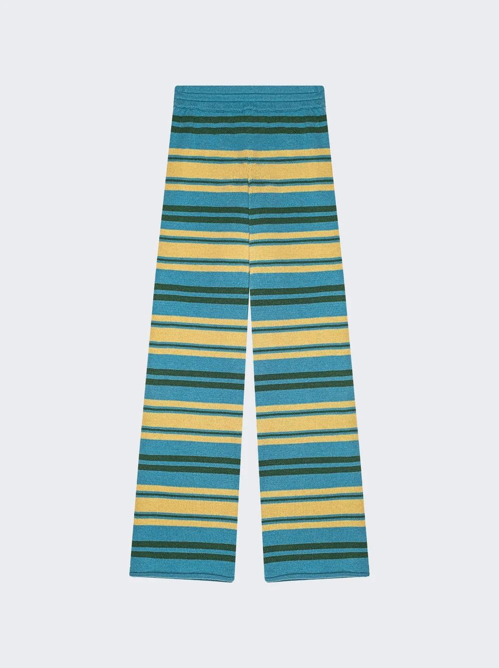Paper Stripe Cashmere Pant Lake Blue - 1
