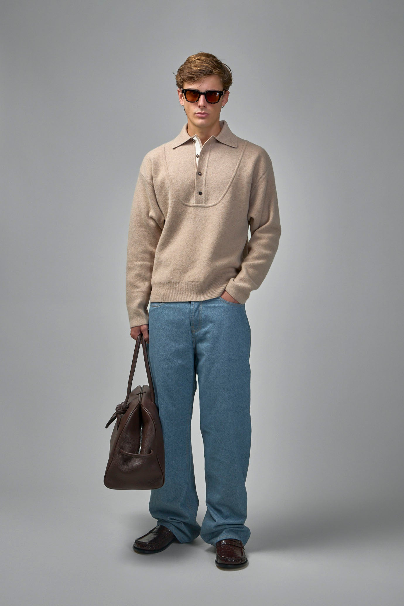Straight Denim Jeans - 5
